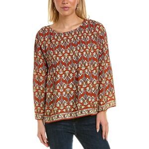 Max Studio Women's Crepe Pleated Blouse